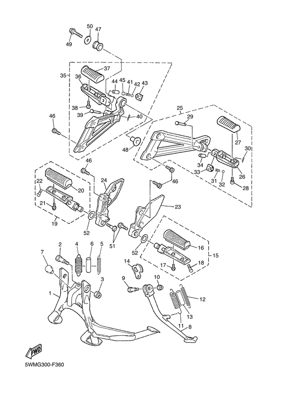 Stand & footrest