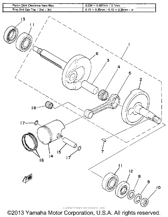 LC50 Crankshaft-piston
