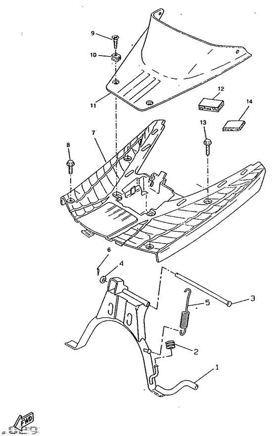 CW50RSX Soporte . apoyapie