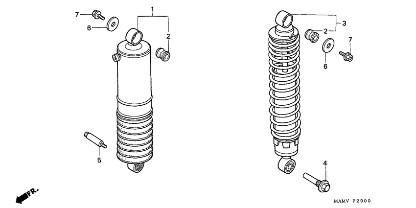 GL1500A Rear cushion