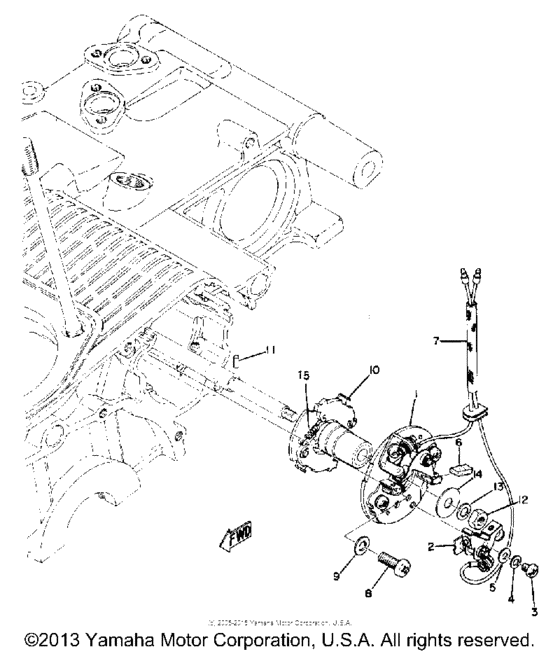Contact breaker - governor