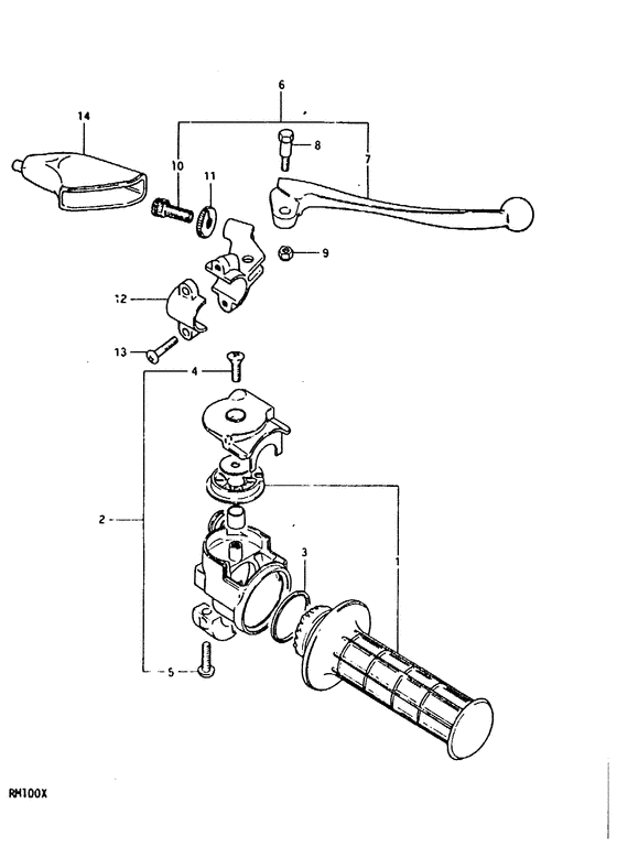 Right handle grip