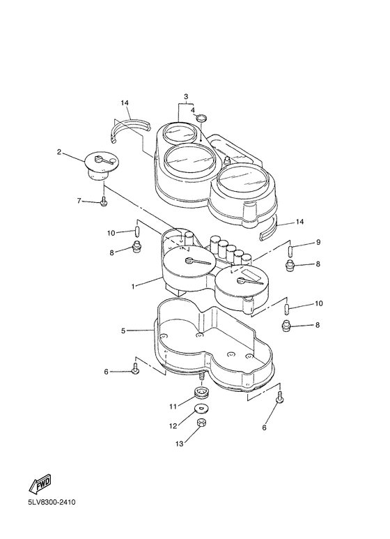 FZS1000 Приборы