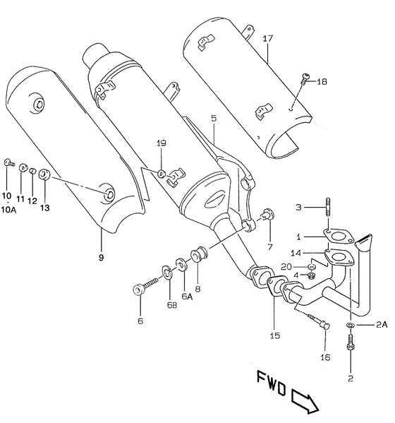 Muffler comp