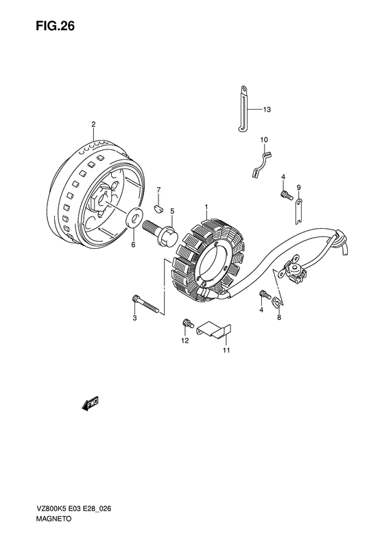 VZ800 Зажигание
