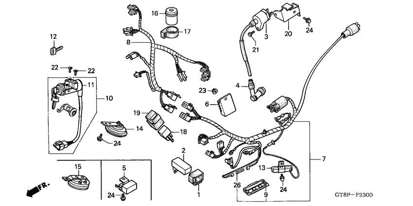Wire harness/ ignition coil