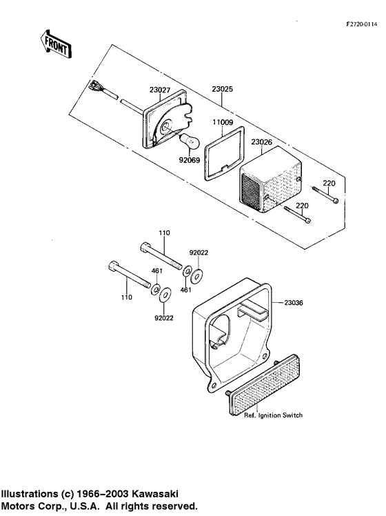 Taillight unit ass`y