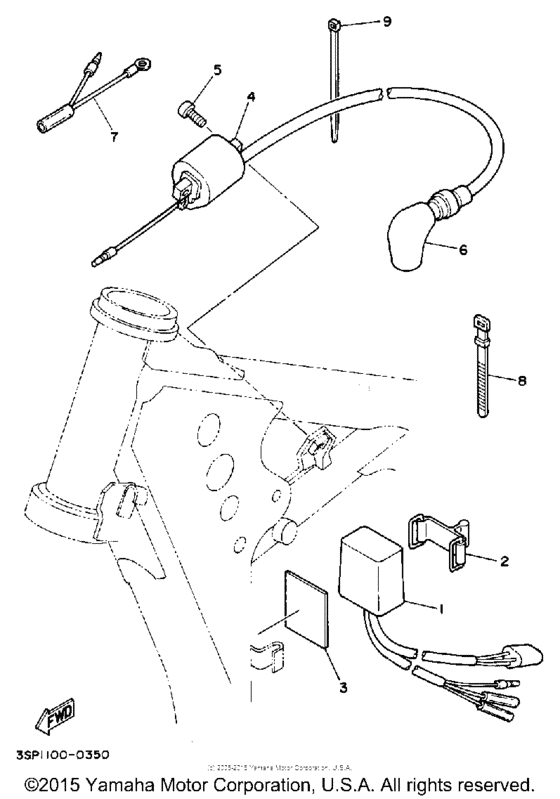 YZ250A Электрика