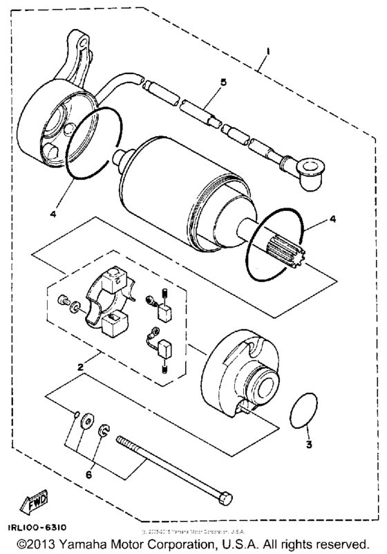 TW200W Стартер