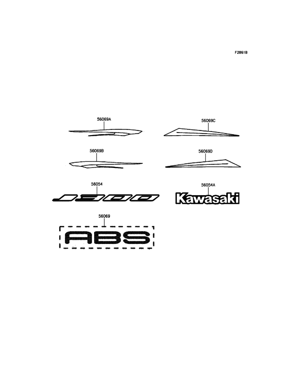 SC300 Decals(Green / Black)