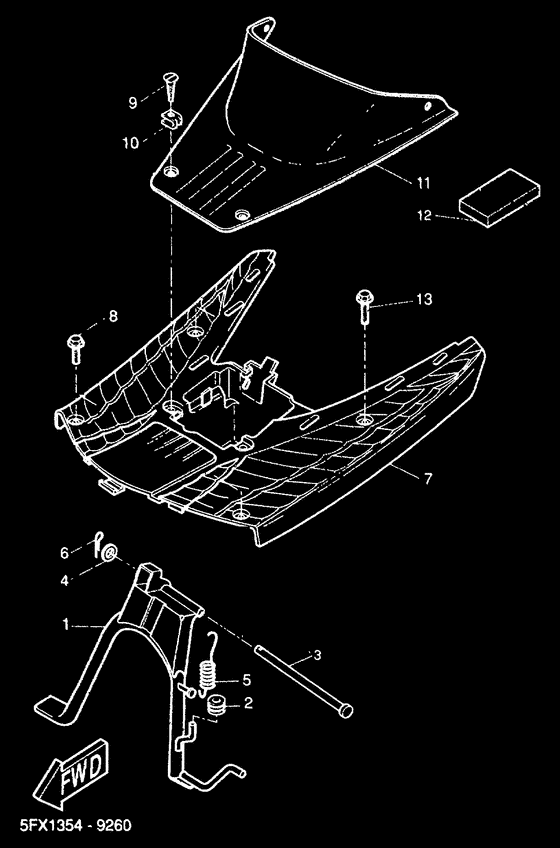 CW50RS Подножки