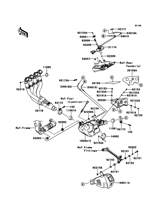 ZX1000 Глушитель