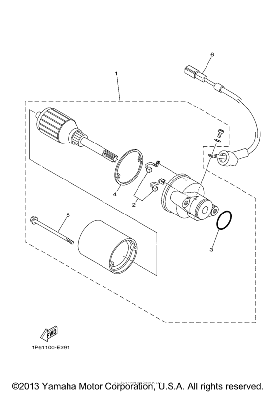 TTR50EX Стартер