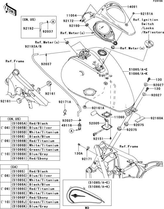 Fuel tank(1/3)(d8f-daf)
