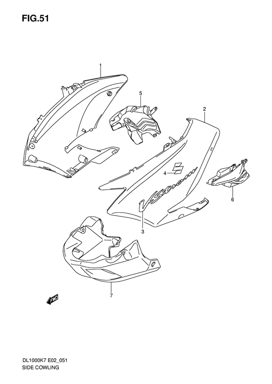 Side cowling