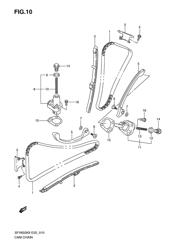 SFV650 Держатель направляющей