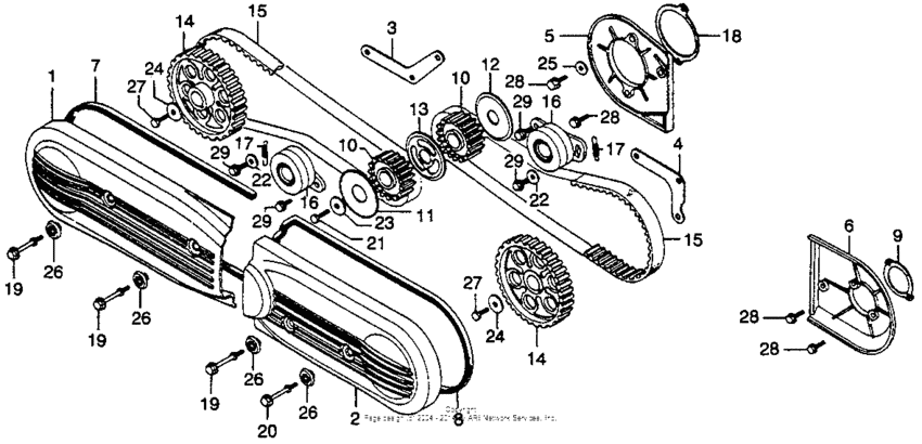 Front cover + timing belt