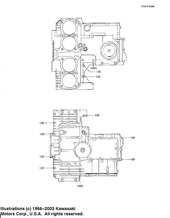 Crankcase bolt & stud pattern