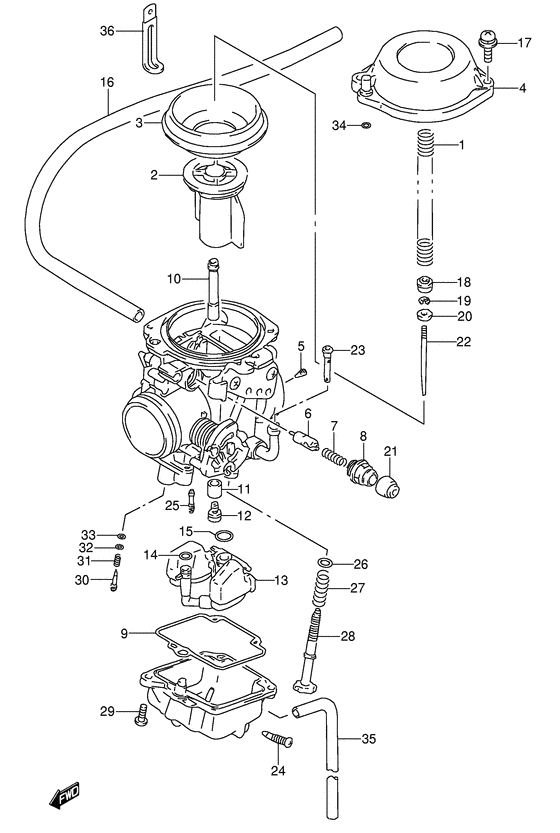 Carburetor assy
