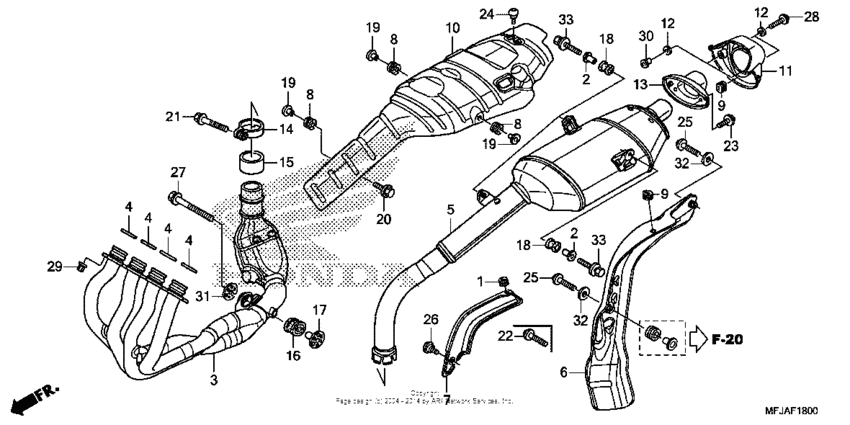 CBR600RR (ABS) Глушитель