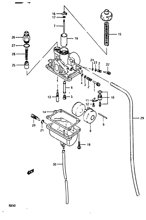 Carburetor assy
