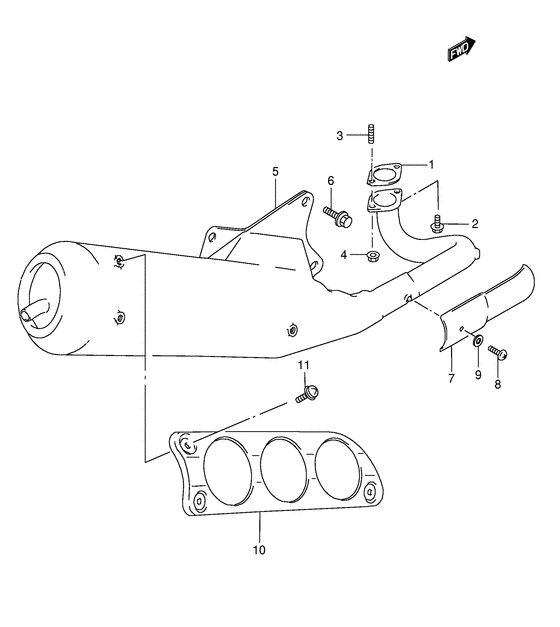 Muffler comp
