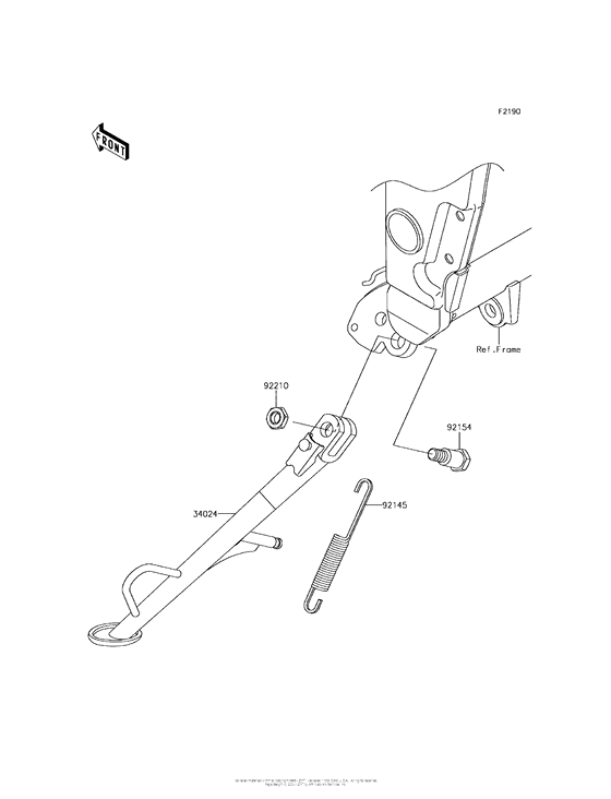 EX300 Подножка