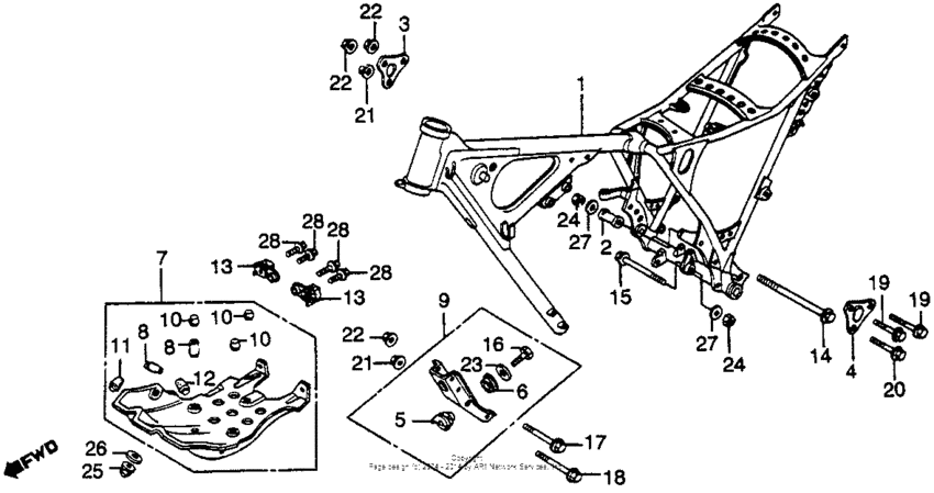 Xl500r frame 82