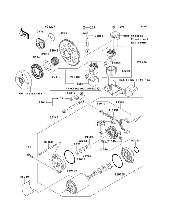 VN900 Стартер