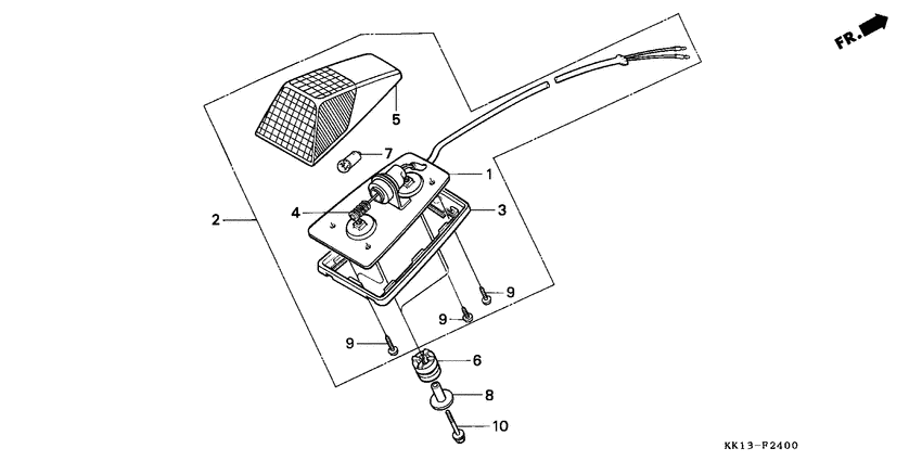 Taillight unit ass`y