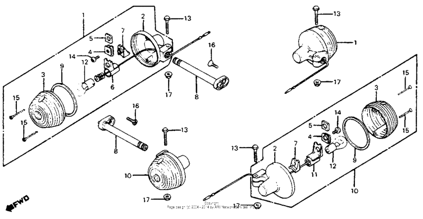 Turn signal 81-82