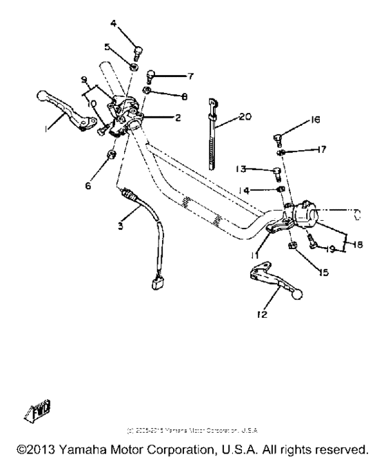 Handle switch-lever