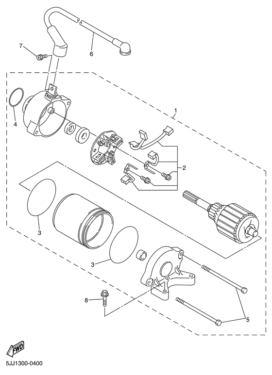 YZF-R1 Стартер