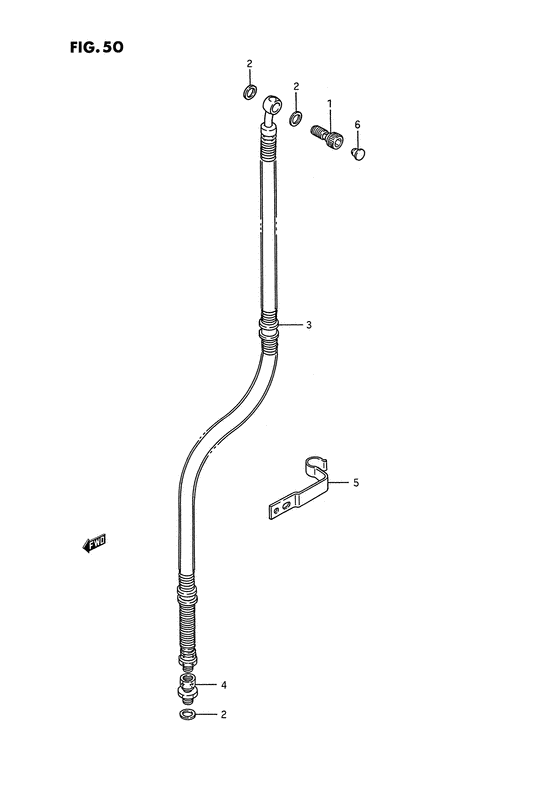 VS1400 Передние тормозные трубки