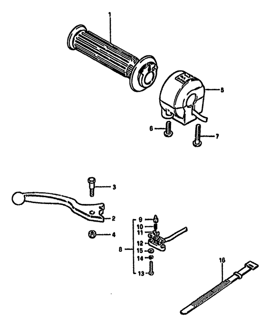 Right handle switch