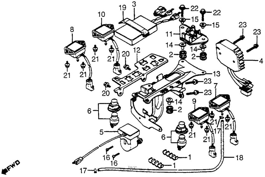 Spark unit + sensor