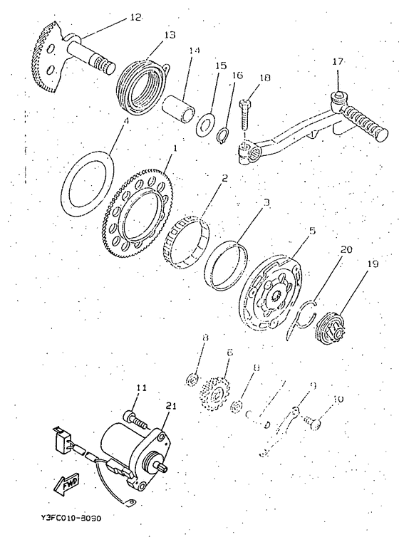 CW50RS Стартер