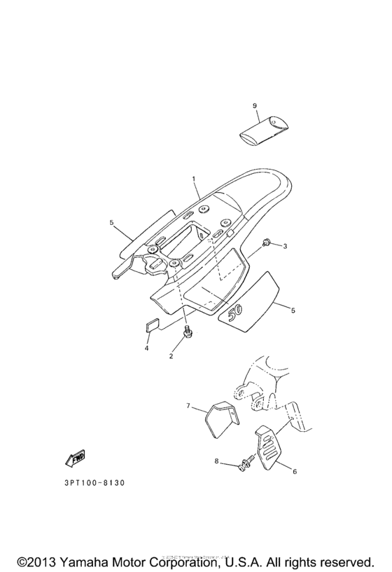 PW50N1 Боковые обтекатели