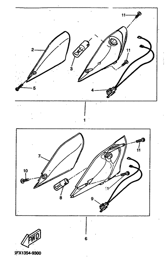 CW50RS Поворотники