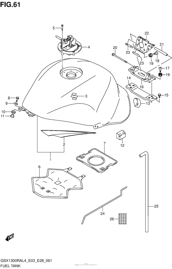 Fuel Tank (Gsx1300Ral4 E33)