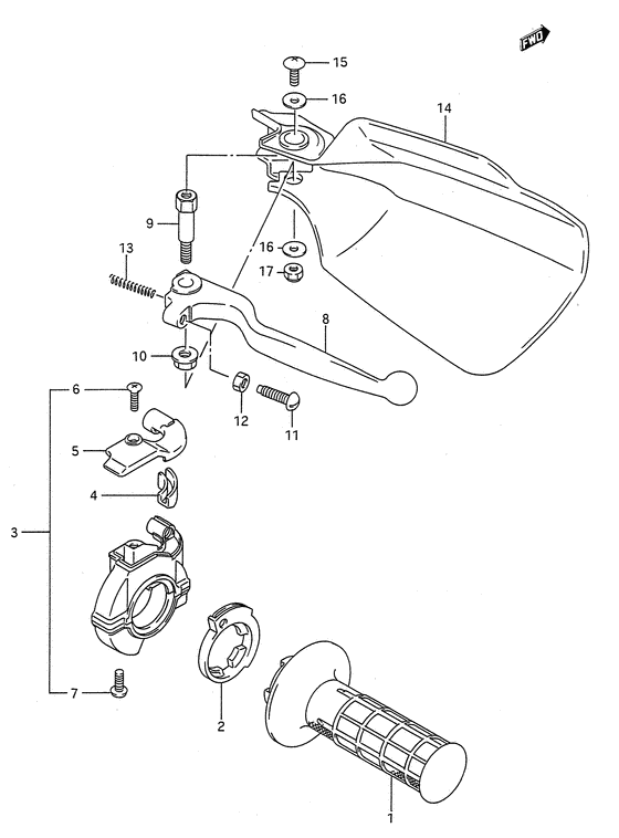 Right knuckle cover