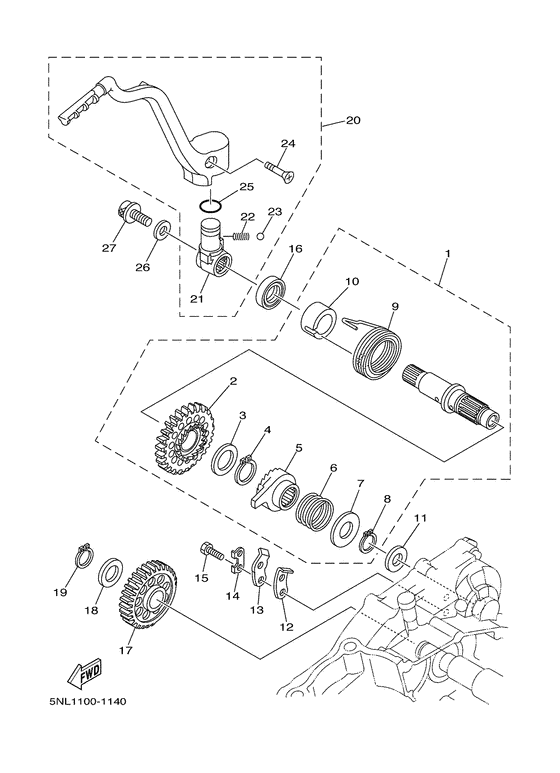 WR250F Стартер