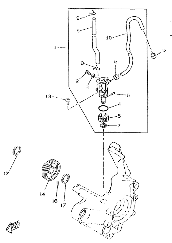 CW50RS Масляный насос