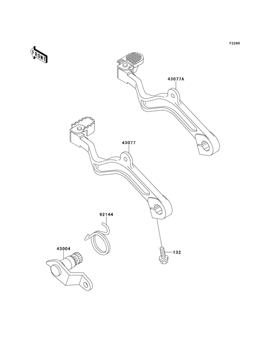  Педаль тормоза