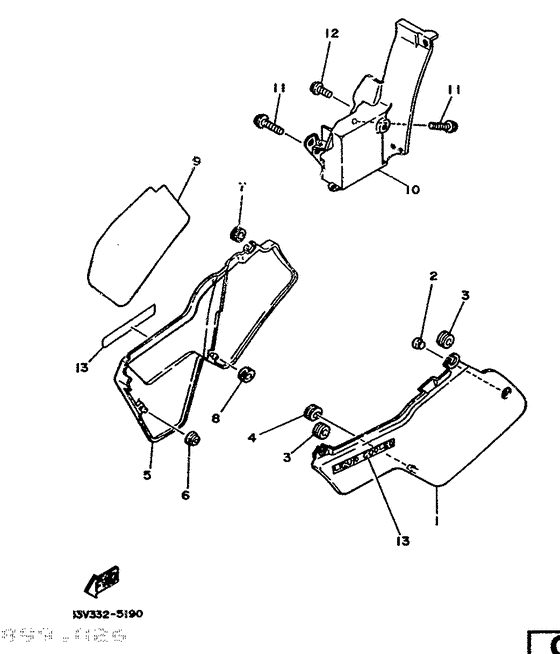 DT80LC Боковые обтекатели
