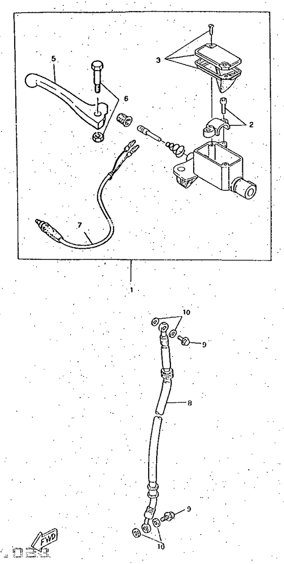 CW50RS Главный тормозной цилиндр