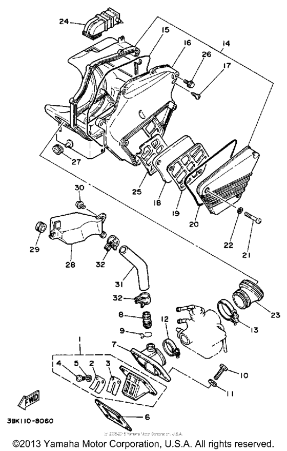 DT50A Воздушный фильтр