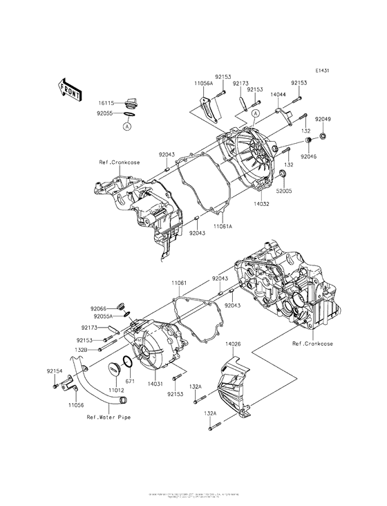EX300 Крышки двигателя