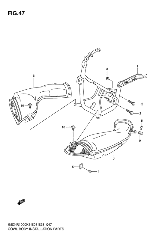 Installation parts