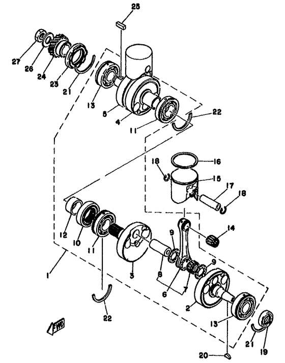 Crank.piston